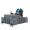 1 Man 500L Window Cleaning System (Delivery) with Manual Reel