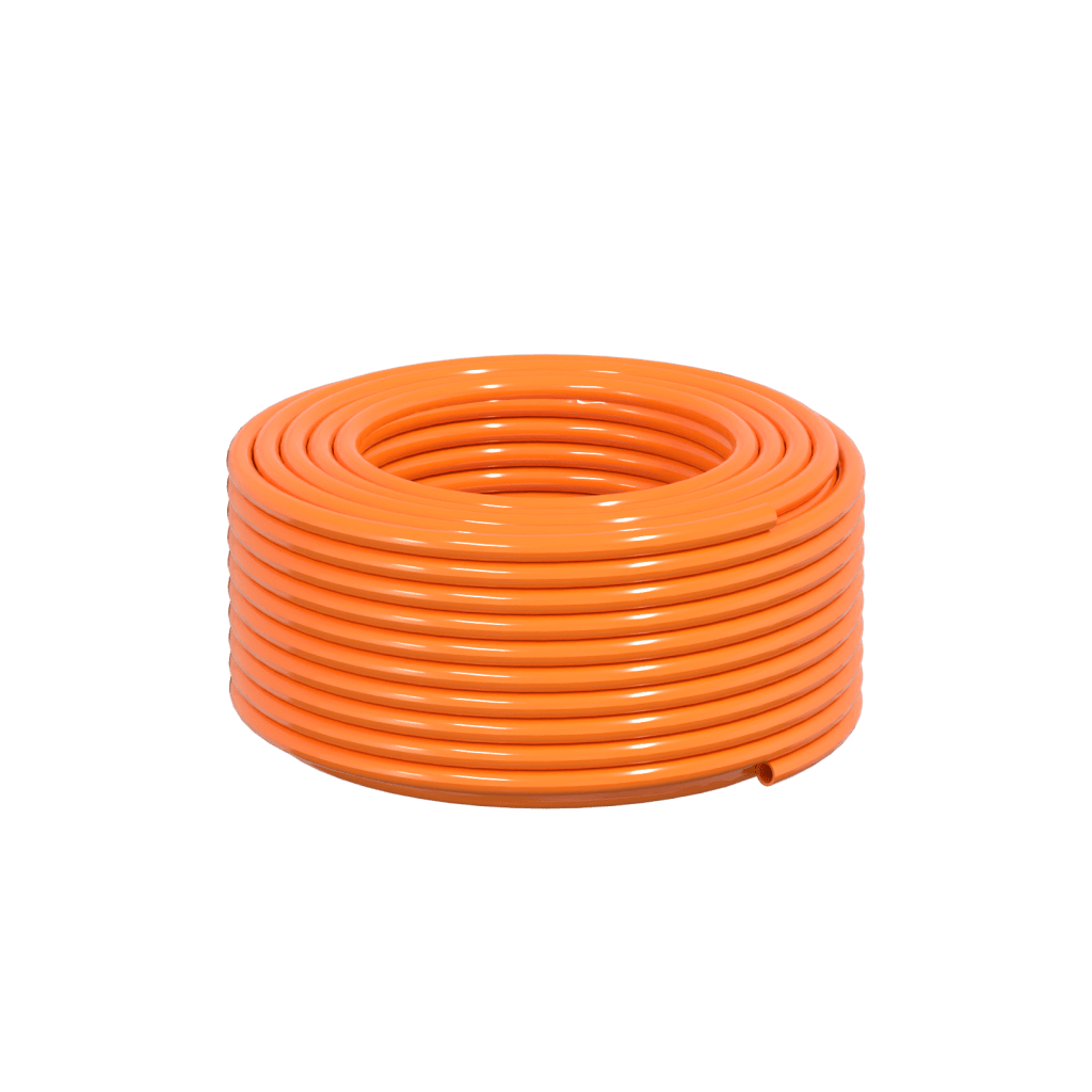 Hi-Vis Orange Premium Microbore Hose 6.3mm x 100M