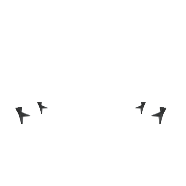 Tank Mounted Pole Holsters Black