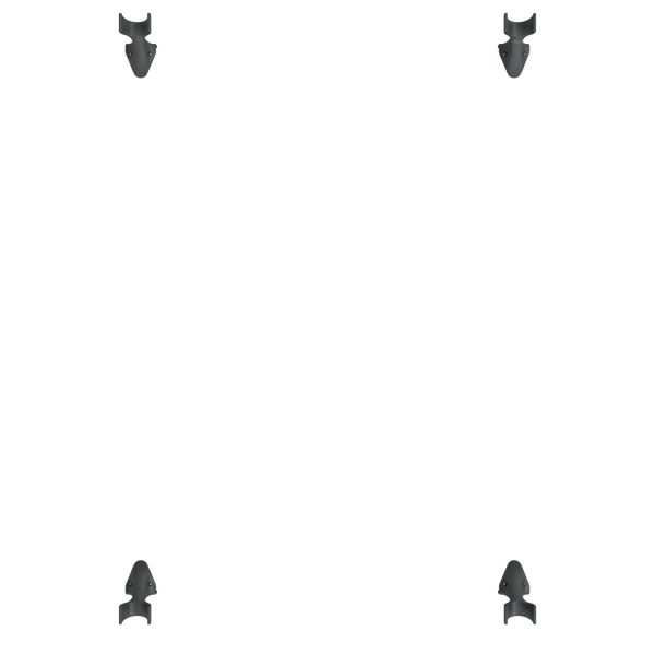 Tank Mounted Pole Holsters Black